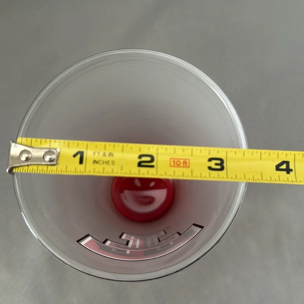 Texas Tech “Red Raiders” Frosted 16oz Pint Glass Double T Red & Black Logo USA
